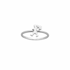 Silver Ring: Karen Walker Mini Runaway Girl Ring Silver