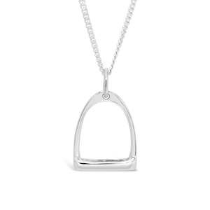 Equestrian Themed Jewellery: Small Stirrup Pendant