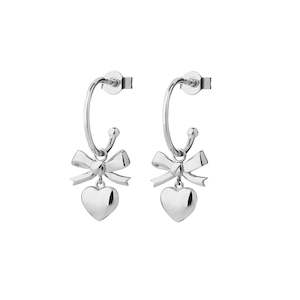 Karen Walker Jewellery: Karen Walker Mini Superlove Hoops Silver