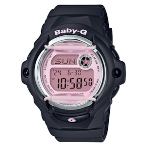 Casio Baby G: Casio Baby-G Black And Pale Pink
