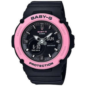 Casio Baby G: Casio Baby-G Black & Pink Ana-Digi Watch