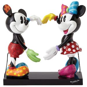Disney By Britto: Disney By Britto Minne & Mickey Mouse Figurine