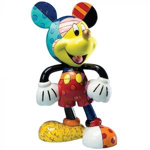 Disney By Britto: Disney By Britto Large Mickey Mouse With Glitter