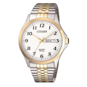 Citizen Quartz: Citizen Gents Bitone Expander Watch
