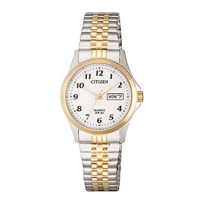 Citizen Quartz: Ladies Two-Tone Citizen Watch Expandy Band