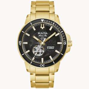 Bulova: Bulova Gents Automatic Gold Marine Star Watch