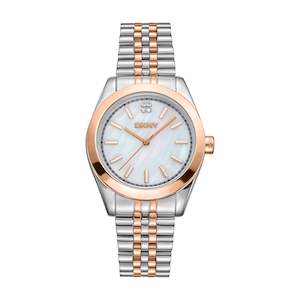 DKNY Steel & Rose Gold Two-Tone Watch