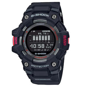 Casio G Shock: Casio G-Shock G-Squad Bluetooth Black With Red Accents