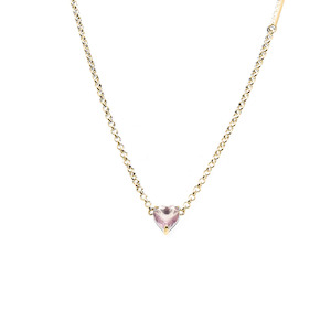 SGC Rose Quartz Gold Talon Necklace