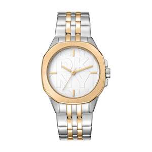 DKNY Midi Two Tone Logo Dial with two-tone Band