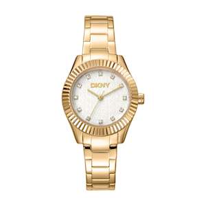 DKNY Midi Gold Glitz Dial Watch
