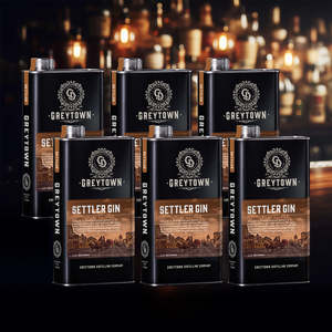 Wholesale: CASE OF SIX – 750ml Settler Premium Gin – wholesale