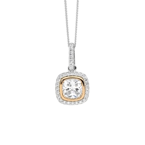 Ellani White CZ Pendant - Grieve Diamond Jeweller