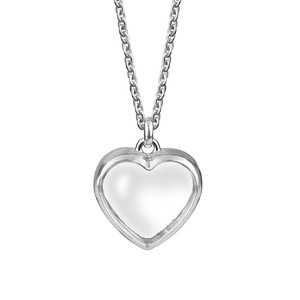 Products: Sterling Silver Medium Heart Locket - Grieve Diamond Jeweller
