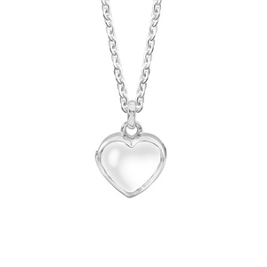 Products: Sterling Silver Petite Heart Locket - Grieve Diamond Jeweller