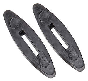 Breastplate Martingale: Zilco 23mm Stretch Gel Rein Stops