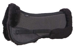 Saddle Blankets: Cavallino Grip Lambswool Half Pad