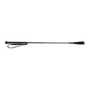 Fleck Rubber Grip Riding Whip