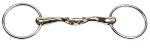 Zilco Curved Gold Training Snaffle