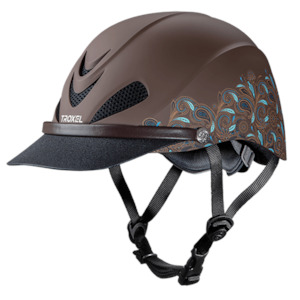 Helmets: Troxel Dakota Helmet - Turquoise Paisley