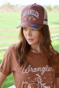Rider Accessories: Wrangler Taryn High Profile Trucker Cap