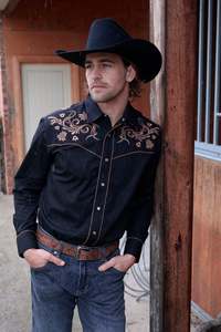 Wrangler Men's Luke Embroidered Shirt