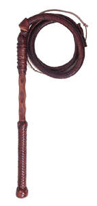 Double Hill Leather Stock Whip 12 Plait