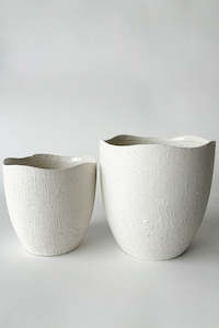 Products: Rhea Textured Ceramic Planter (unit 4 + 8)