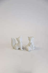 Ceramic Fox Pair (Unit 6 + 36)