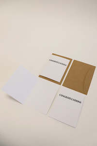 Finishing Touches: CONGRATULATIONS Card PK10 (unit 1)