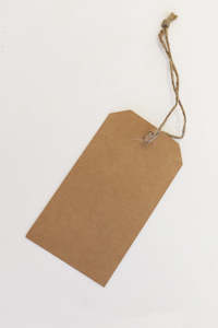 Finishing Touches: Plain Kraft Tag PKT 10 (unit 10)