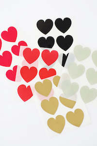 IMPERFECT: Sticker in Hearts - Pk 4 (unit 3)