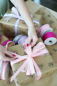 Wrapping Paper: Inkberry Calligraphy x Griff Floral Print Wrapping Paper 25m (unit 1 + 10)