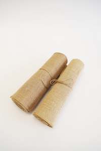 Hessian: Burlap Roll w/ Metallic Thread (Unit 4 + 24)