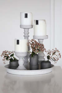 Concrete Look: Concrete Look Candle Stands (unit 2 + 8)