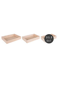 Natural 1: Rectangle Wooden Tray (unit 4 +20)