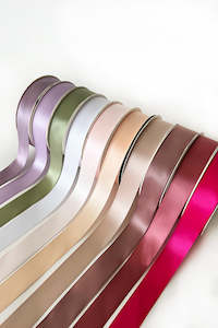 Packaging: 25mm Single Sided Satin Ribbon (unit 1)