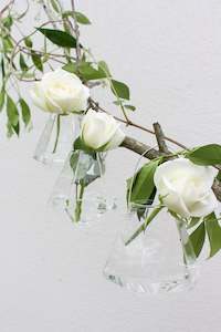 Glass Geometric Hanging Vase (unit 8 + 16)