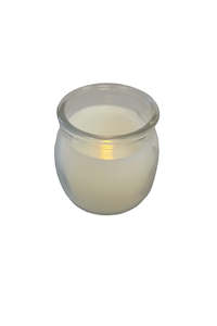 LED Candle In Jar (unit 6 + 24)