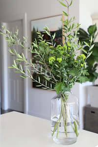Glassware: Tall Glass Tank Vase (unit 4 + 12)