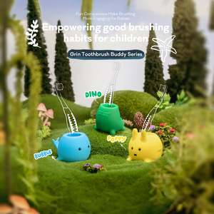 PRE-ORDER Grin Kids Silicone Toothbrush Holder