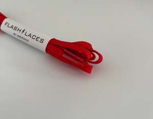 Flash Laces: Flash Laces - Red Reflective