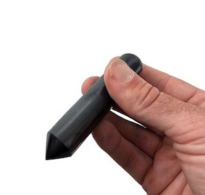 cleansing: Polished Shungite Massage Pencil - for purification & clearing