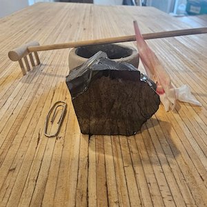 The Ultimate Shungite: Rare One-Piece Nugget - Mount Himalchuli (Nepal)