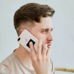 Health And Wellness Essentials: Shungite Phone Plate Sticker- 30mm by 40mm