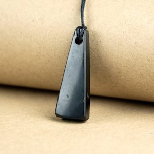 Shungite Trapezium Pendant - For him or her
