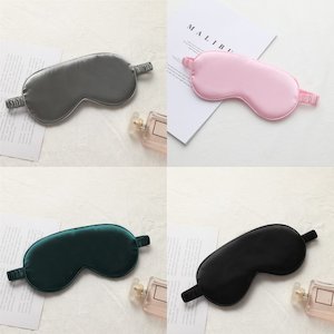 Satin Silk Eye Mask - Four Colour Options