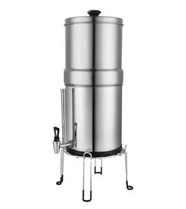MINOR IMPERFECTIONS - 9L Gravity Water Filter Kit - 2 X Carbon Water Filters + Stand