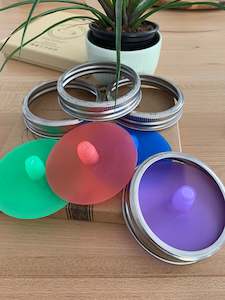 Natural Living: Fermenting Lids - set of 4