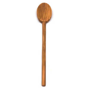 cooking: Oval Olive Wood 30cm Spoon